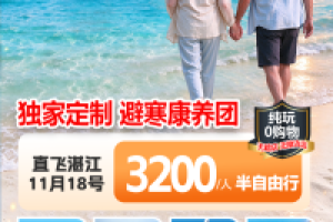 湛江半自由双飞8天